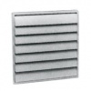 Plastic external weather louvres