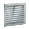 Metal external weather louvres